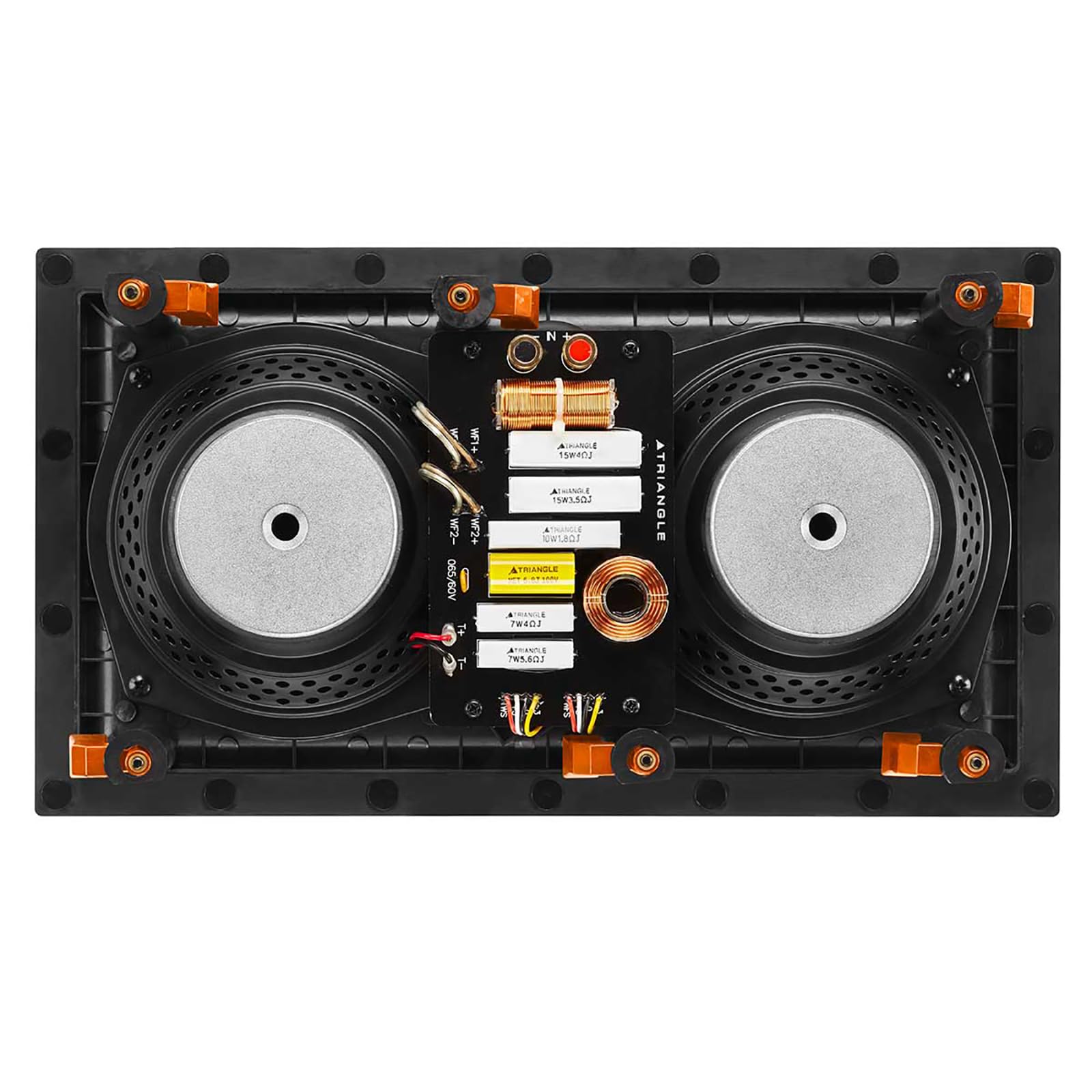 Triangle - Secret LCR7 - Enceinte encastrable Murale - 140W - 2 x Haut-parleurs 17 cm –Tweeter Orientable - Musique & Home-Cinéma Frontale/Centrale/Surround - 403 x 227 x 90 mm (Pièce)