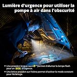 Oasser Gonfleur Pneus Voiture sans Fil 150 PSI 10,3 Bar Inflation Rapide - 6