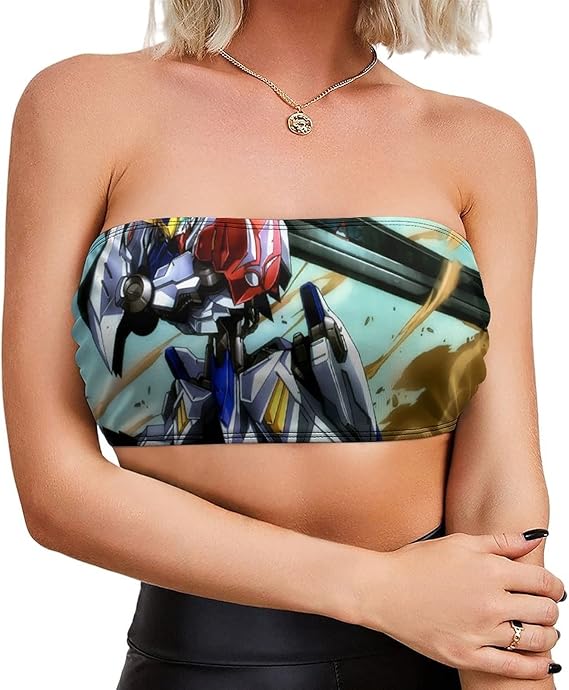 Amazon 機動戦士ガンダム6 チューブトップブラ ファッションブラッ 女性ラップ胸ファッション女性 女性のセクシーなランジェリー チューブブラストラップレスブラレー 肩紐なし美胸ルームブラ女性女の子 ブラジャー 通販