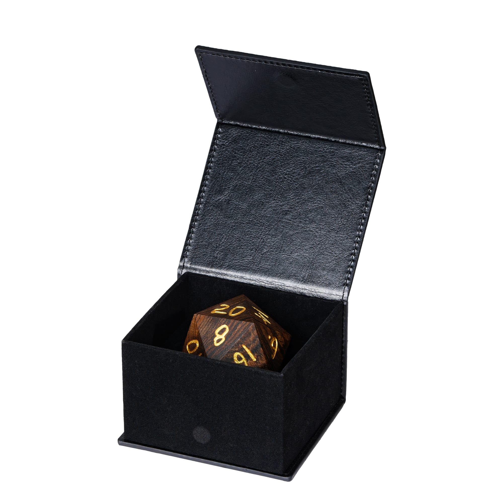Dadi poliedrici in legno D20 da 50 mm, 20 facce, per giochi di ruolo e altri giochi da tavolo