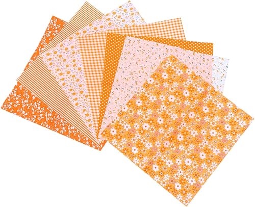 EXCEART 35 Pieces Quilted Fabric Sewing Patchwork Fabric Cotton Bundles Cotton Fabric Sewing Tissue Cloth Bundle Squares Charm Squares Cotton