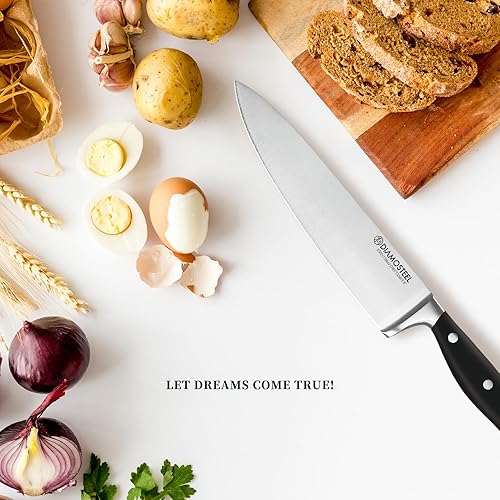 Miniatura 5 de Juego de cuchillos de 3 piezas, incluye chef y Santoku y cuchillo de pelar, juego de cuchillos profesionales de acero inoxidable de alto carbono