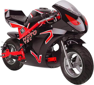 دراجة الجيب الغاز MotoTec GT 49Cc 2 السكتة الدماغية الحمراء