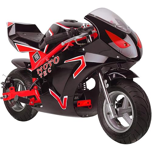 MotoTec Gas Pocket Bike Gt 49Cc 2 Stroke Red