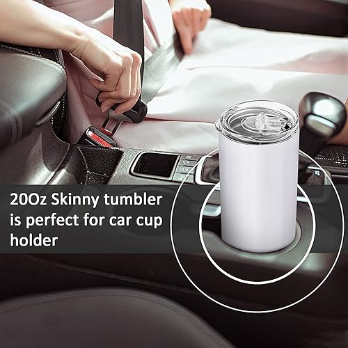 Miniatura 3 de Vaso con diseño de lobo con girasoles, con texto en inglés "Just A Girl Who Loves Wolf", taza de acero inoxidable de 20 onzas, 30 onzas, con tapa,