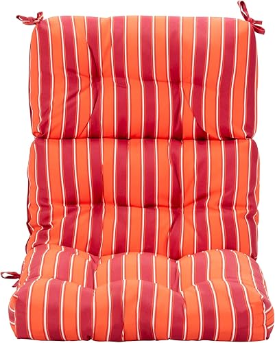 Vista 17 de Tangkula Cojín para silla de respaldo alto para patio, 1 unidad (paquete de 1), color beige