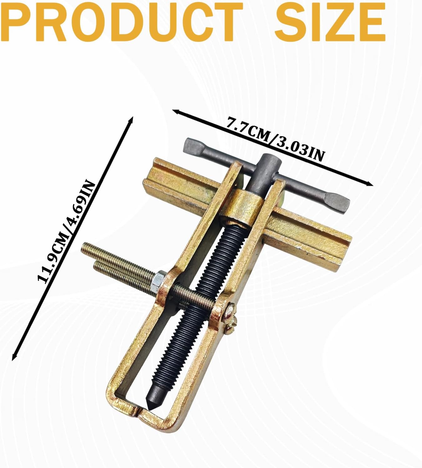 4 Inch 2 Jaw Gear Puller, Small Bearing Pulley Flywhee Puller Removal Tool