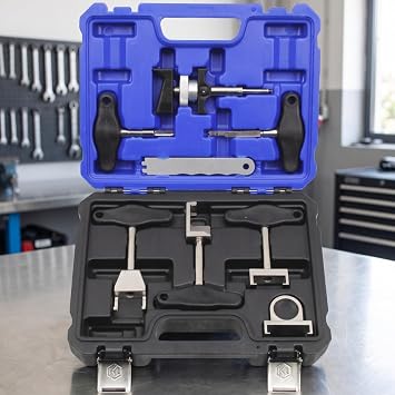 Sharplace Vehicle Component Remover Ignition Coil Puller Tools Set Kit Extractor Puller Hand Tool With Carry Case Sturdy Metal Ends Comfortable Hold suitable for automotive maintenance engine garages