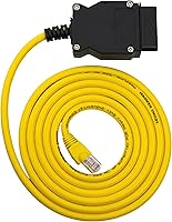 Vista 1 de OHP ENET Bimmercode OBD2 Cable para codificación BMW Serie F E SYS ISTA+ ICOM Bootmod3 Bimmerlink OBD Cable resistente