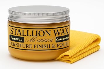 Premium Beeswax Wood Polish Conditioner Finishing Wax - Protect, Restore and Waterproof Furniture, Cabinets & Antiques Conditioning and Protective Finish for All Types and Colors