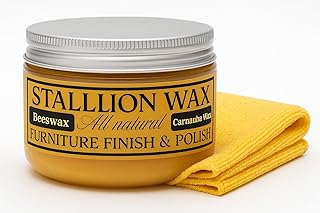 Premium Beeswax Wood Polish Conditioner – Finishing Wax - Protect, Restore and Waterproof Furniture, Cabinets & Antiques – Conditioning and Protective Finish for All Types and Colors