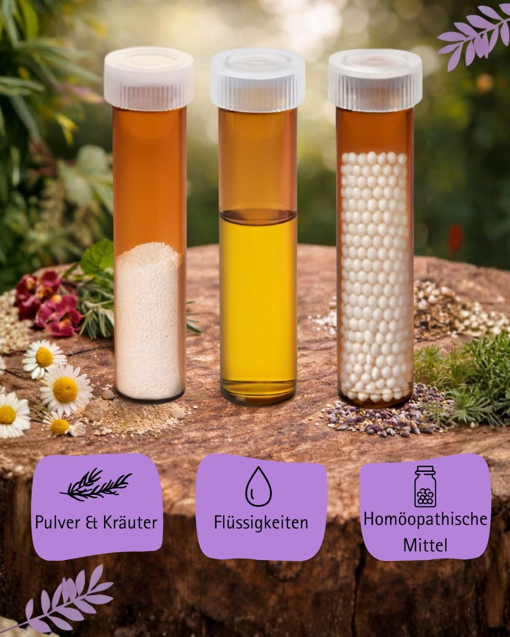1001 Stück Reagenzgläschen, Rollrand | 37,25mm x Ø7,25mm, Laborglas auch für Flüssigkeiten (1001)