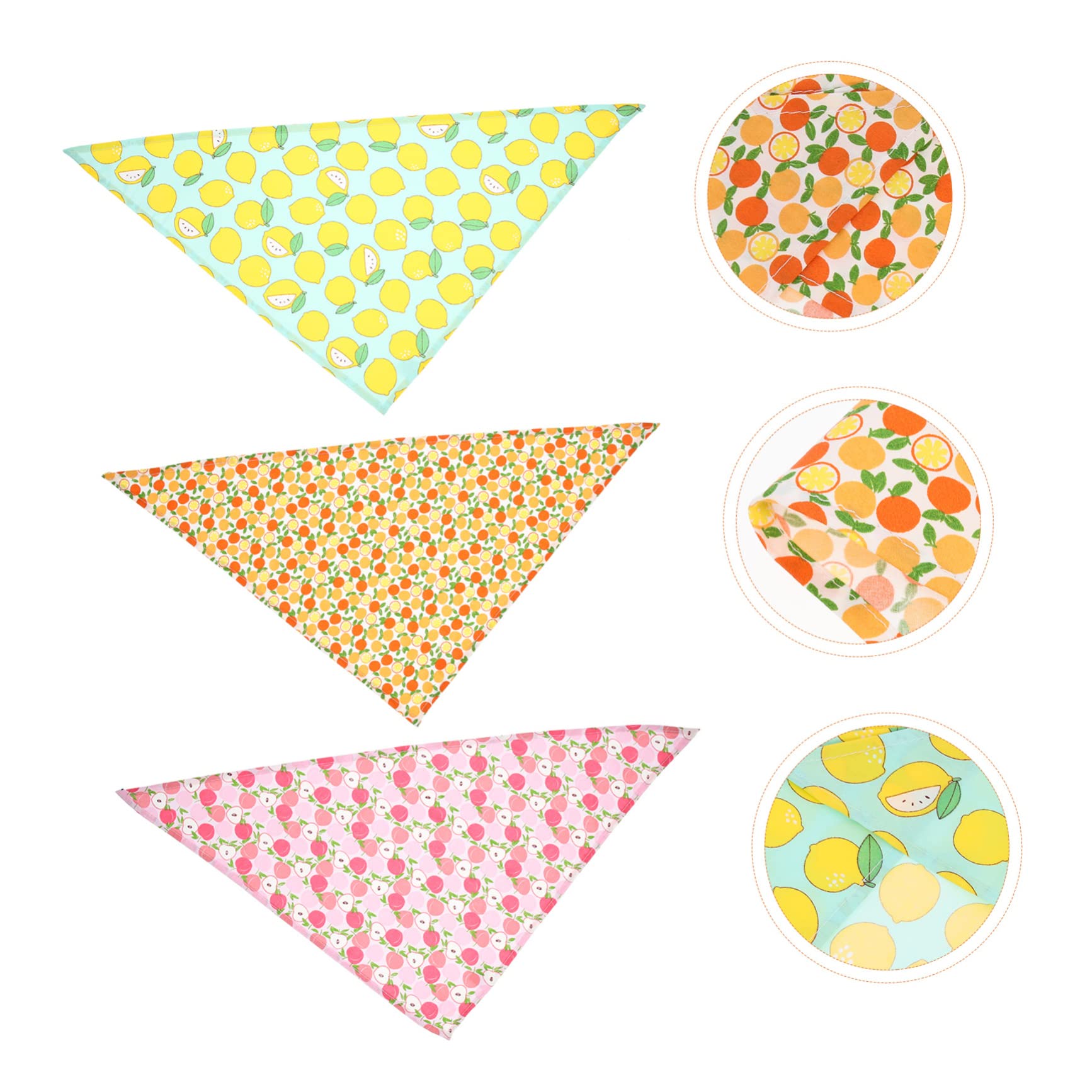 FOMIYES 12piezas Bufandas para Mascotas Coloridas Bandanas para Perros y Gatos Accesorios Resistentes y para Fiestas y Fotografías