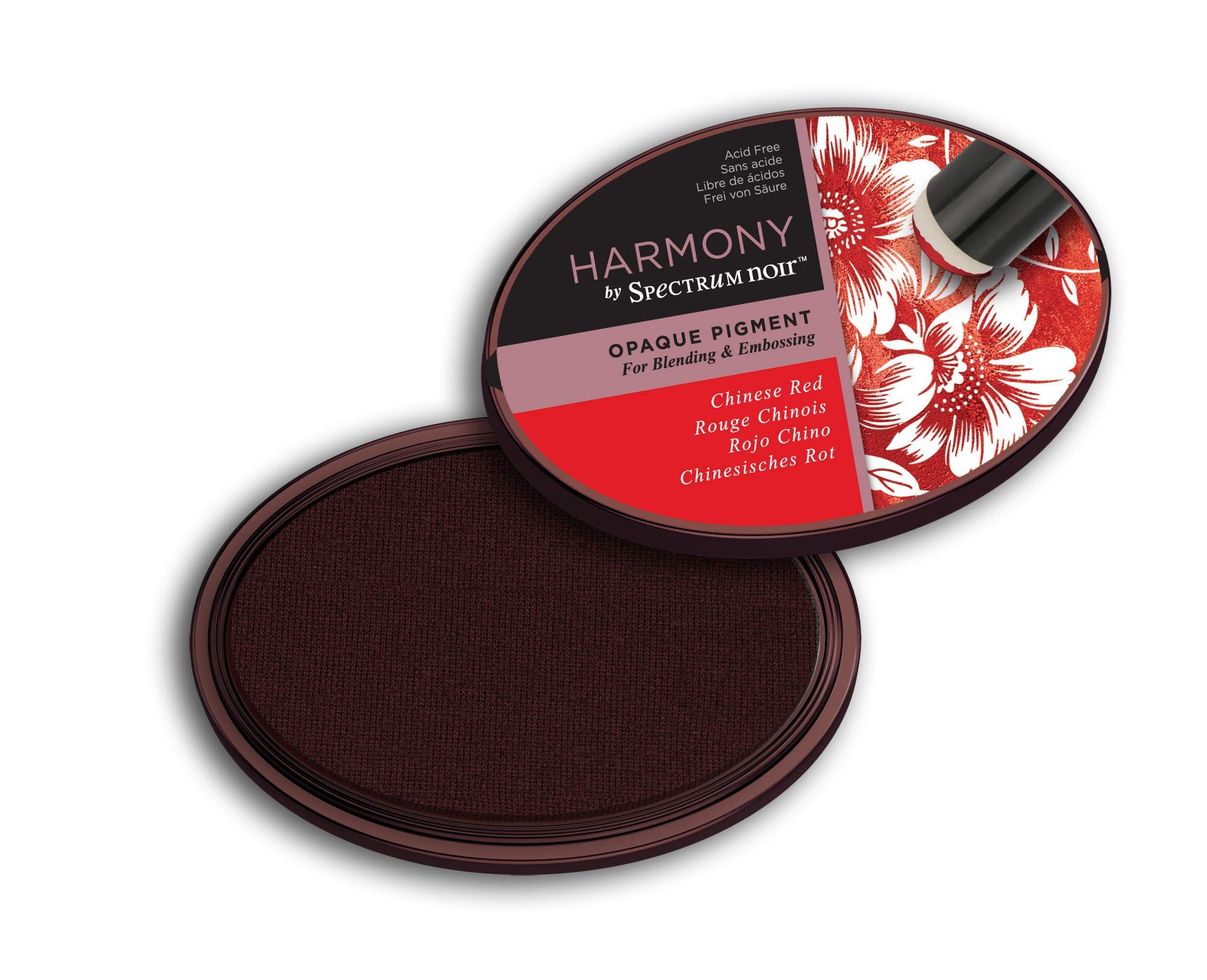 Spectrum Noir Harmony Opaque Pigment Inkpad-Chinese Red, One Size