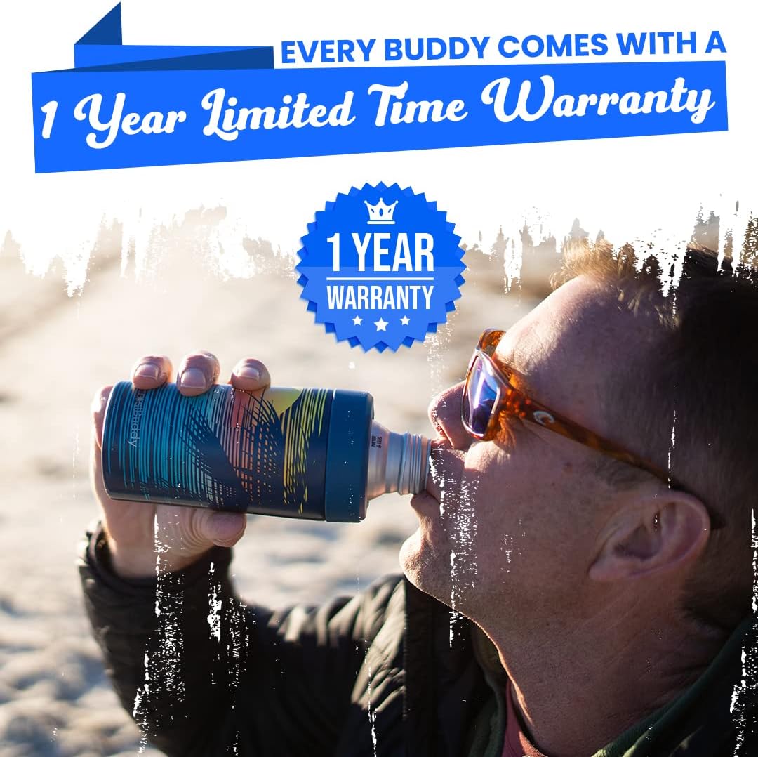 Frost Buddy Universal 2.0 5 Sizes in 1 Insulated Can Cooler - Stainless Steel Can Cooler for 12 oz & 16 oz Regular or Slim Cans & Bottles - Stainless Steel (Merica): Home & Kitchen