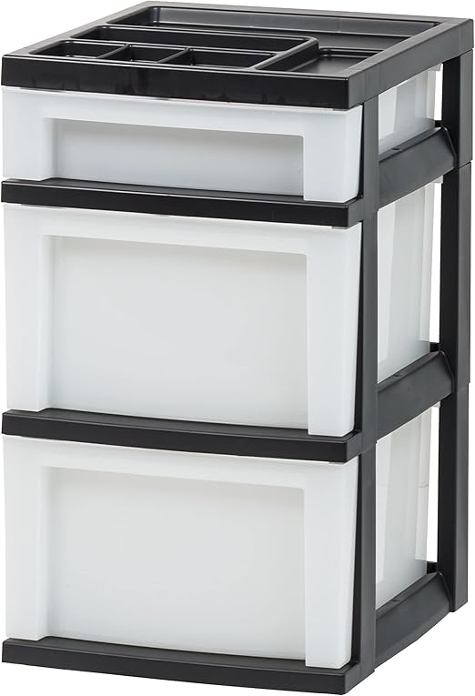 IRIS USA Craft Plastic Organizers and Storage, Rolling