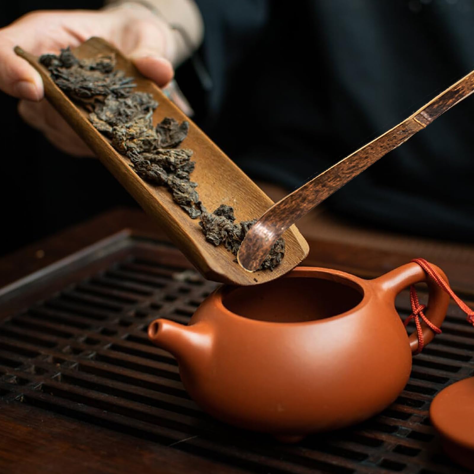 Cucchiaino In Bambù Per Matcha - Misurino Tradizionale Per Cerimonia Del Tè, Accessorio Eco-Friendly - Foto 2