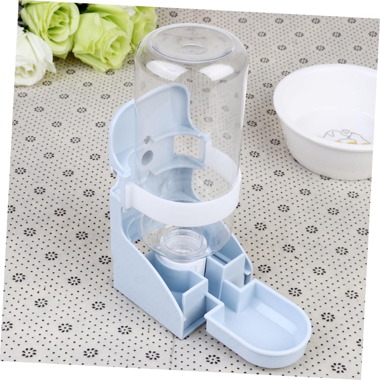 Dispensador Automático De Agua para Mascotas 2 Unidades 500 Ml para Gatos Perros Cerdos Pájaros Fácil De Instalar.