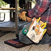Vista 6 de Klein Tools 5125 - Bolsa de herramientas de lona y cuero con 5 bolsillos con cinta de cadena y conexión de cinturón de túnel