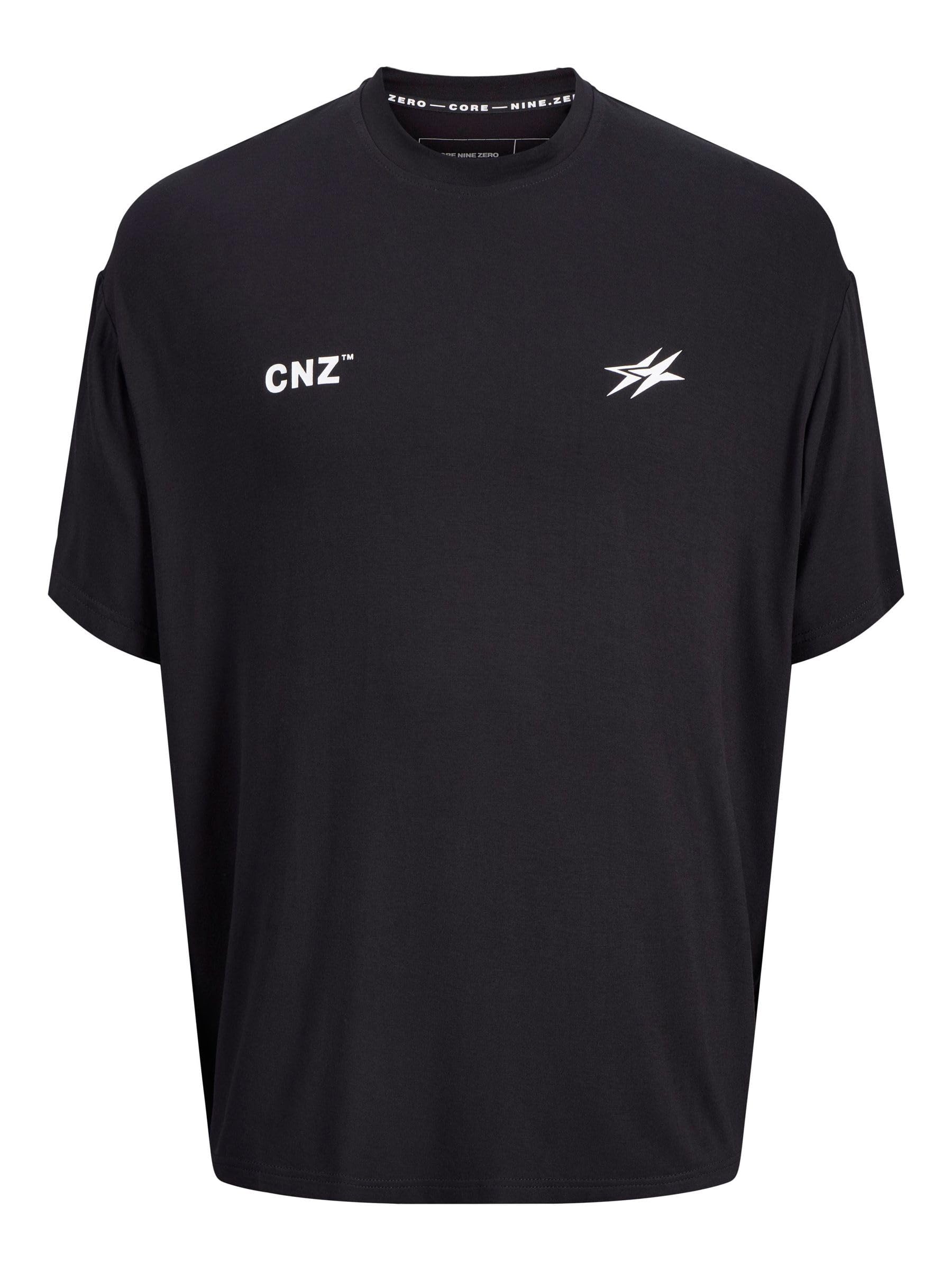 JACK & JONES Jcocnz Berlin T-Shirt, Black, XL