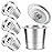 CAPMESSO Reusable Coffee Pods for Keurig 1.0: 4 Stainless Steel Refillable K-Cups with 12 Gaskets - Universal Compatibility, Eco-Friendly, Silver