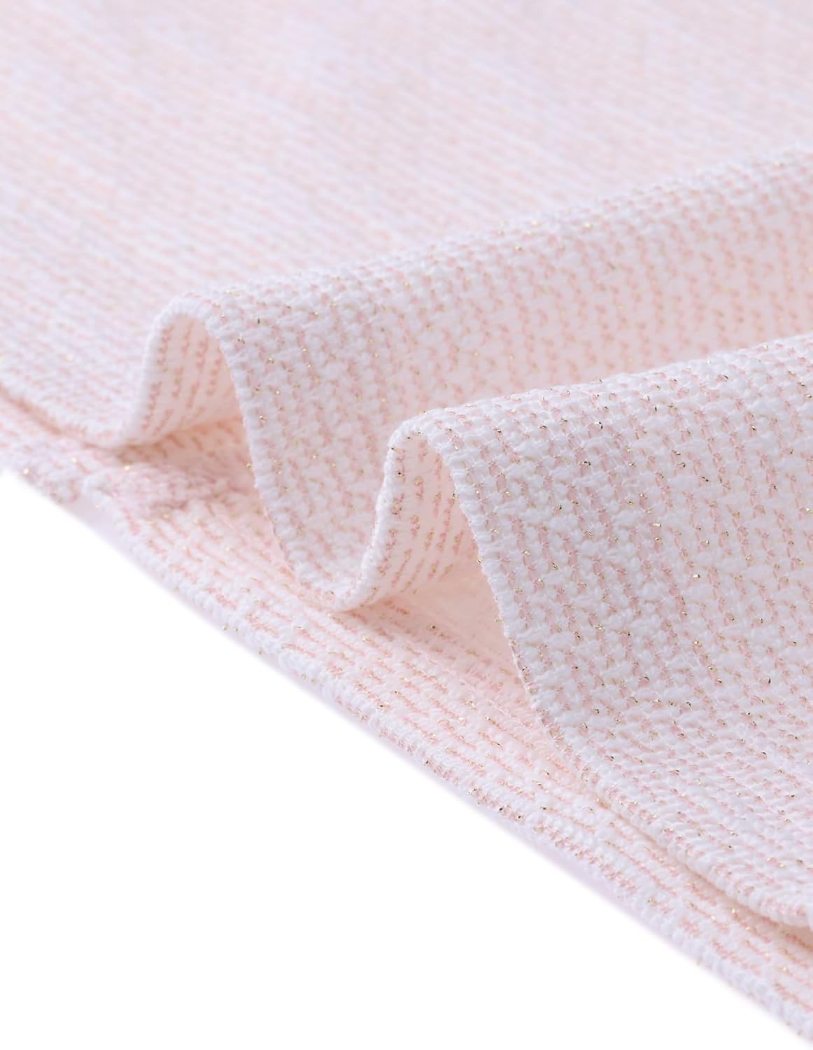 Allegra K Work Skirts for Women Knee Length High Waisted Tweed Skirt Button Decor Bodycon Pencil Midi Skirt with Belt