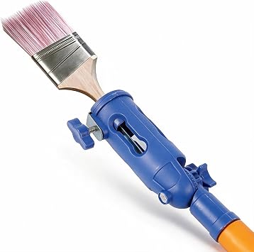 Multi Angle Paint Brush Extender, Paint Edger Tool for High Ceilings, Walls, Corner Edges, Paint Brush Extension Handle Pole Tool, Extension Pole Attachments, 180 Degree Rotatable