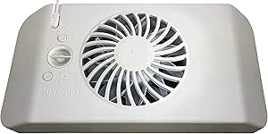 Suncourt Equalizer HC600 EZ8 Smart Electric Bedroom Air Conditioner Vent Booster, Energy Efficient AC Register Booster, Improved Air Flow for Better Indoor Heating and Cooling, White
