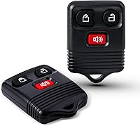 Vista 1 de 2 Packs 3 Button Replacement Keyless Entry Remote Key Fob Compatible with Ford F150 F250 F350 Escape Expedition Explorer Ranger Mazda Mercury