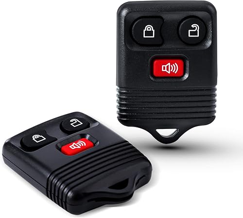 2 llaves de repuesto para automóvil, llaves de acceso de control remoto con 3 botones