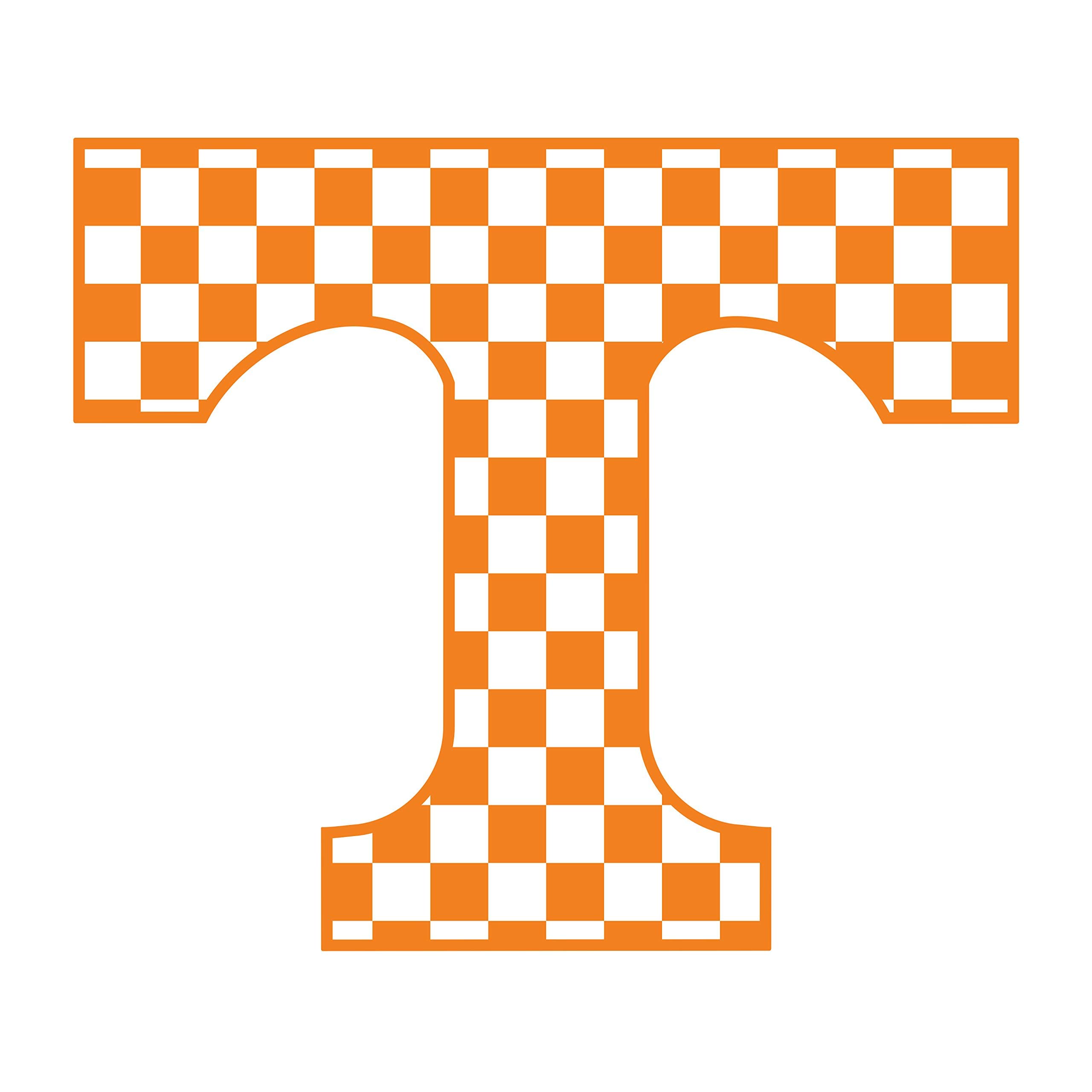 Craftique University of Tennessee Decals (Orange Checker (3 in, 6 in, 12 in), 12 in)