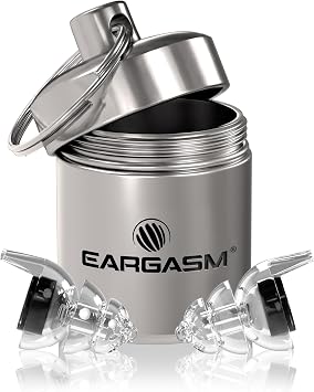 Eargasm Smaller Ears Blackout Earplugs for Concerts, Festivals, Musicians, Night-Life, Motorcycle Hearing Protection - Reusable Earplugs for Small Ear Canals, High Fidelity Noise Reduction up to 21 dB