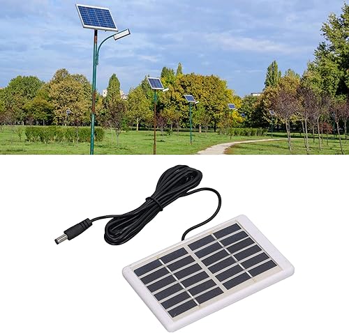 Miniatura 5 de Panel solar, 1.2 W, 6 V, 9 V, ligero, portátil, cristales de polisilicio, panel de cargador solar, a prueba de viento, a prueba de nieve, panel