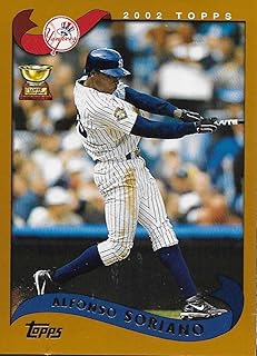 2002 Topps #95 Alfonso Soriano NM-MT New York Yankees Baseball MLB