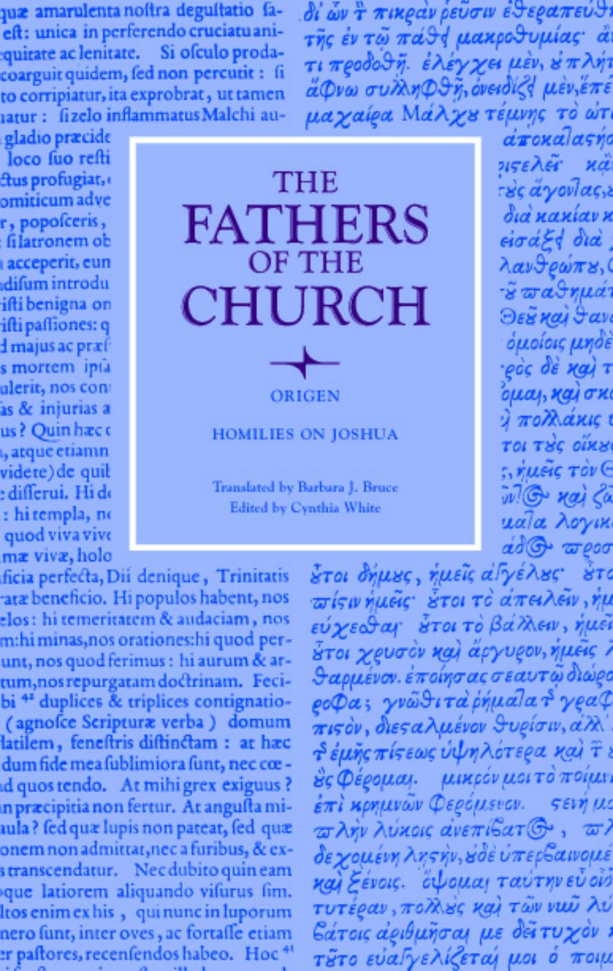 Homilies on Joshua (Fathers of the Church Patristic Series)