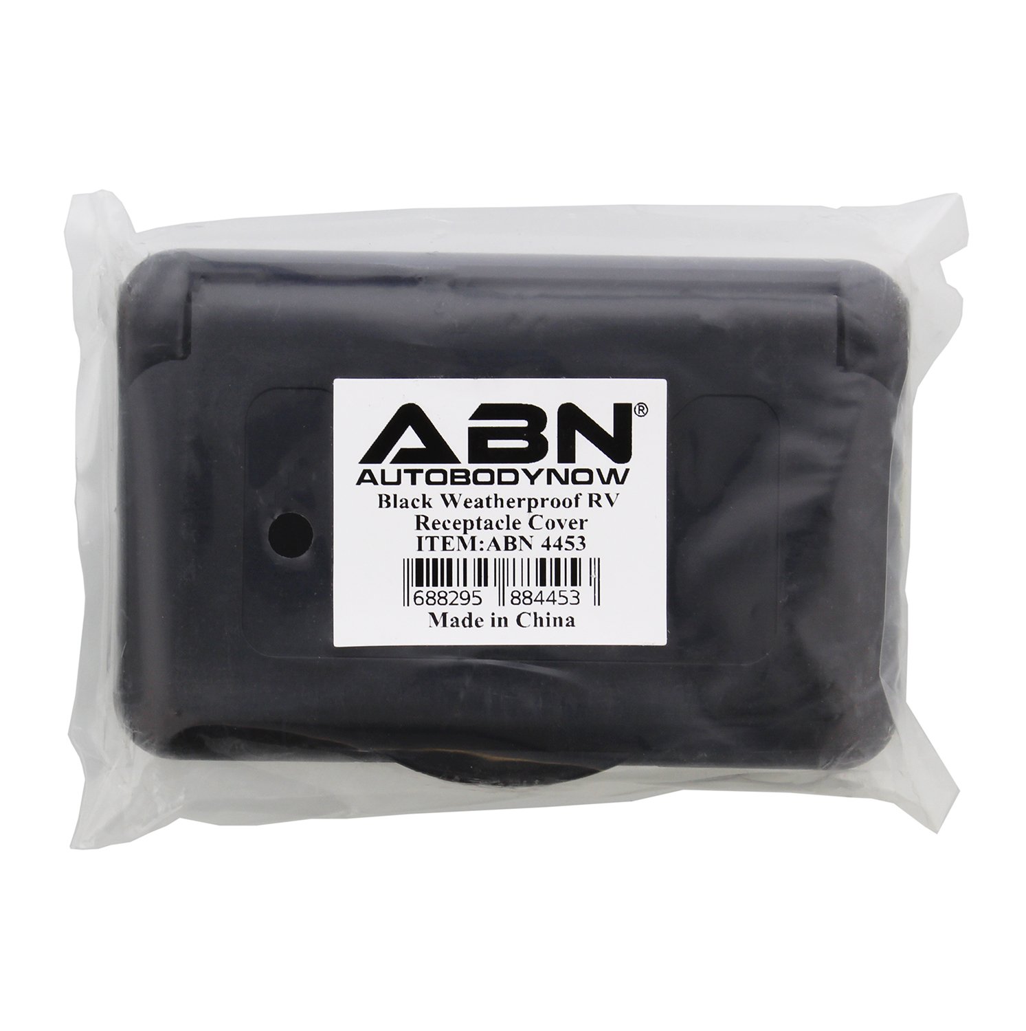 ABN Weatherproof Receptacle Cover in Black – Outdoor Replacement Electrical Plug Outlet Cover for RV Camper Socket