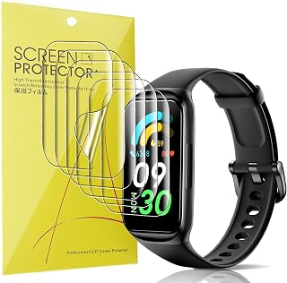 Lamshaw Compatible for ENGERWALL Fitness Tracker Screen Protector, [6 Pack] Full Coverage TPU Clear Film Compatible for ENGERWALL GTL2 1.47" Fitness Tracker (6 Pack)