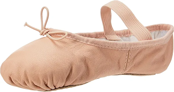 Bloch Unisex-Child Dansoft Full Sole Leather, Toddler, Cotton Lining, Dance Shoe