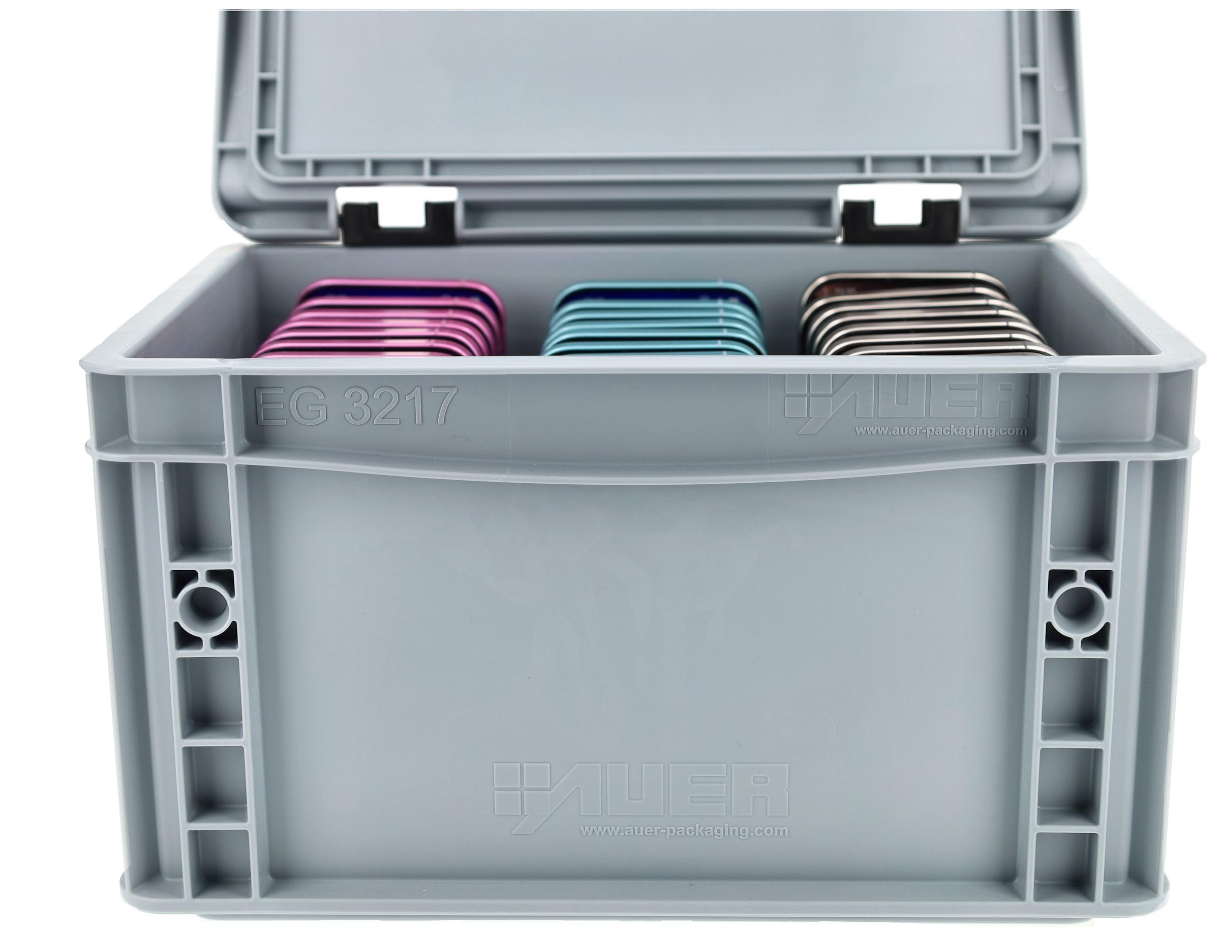 Feldherr A4 Kompakt-Handyoase mit Deckel | Smartphone-Box A4-Grundfläche 19 cm hoch | Handyhotel für 27 Geräte mit Staubschutz | Made in Germany