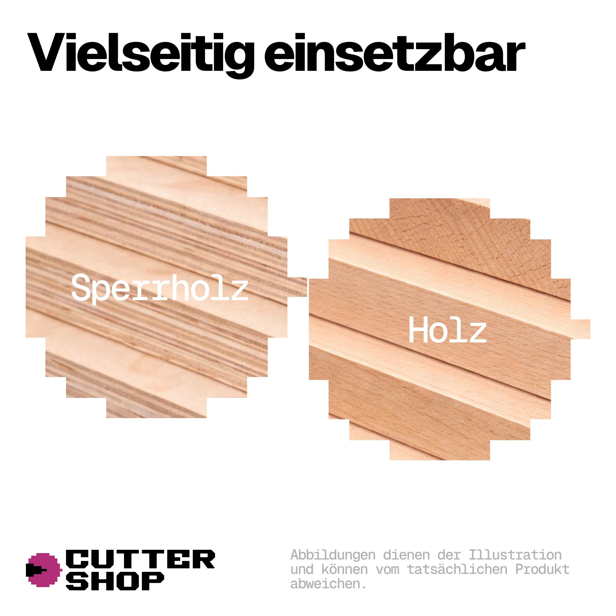 CNC Schruppfräser für harte Verbundwerkstoffe – Hartmetall, mehrschneidig, ausrissarm | CC-Serie – D3.175x3.175xL22/50