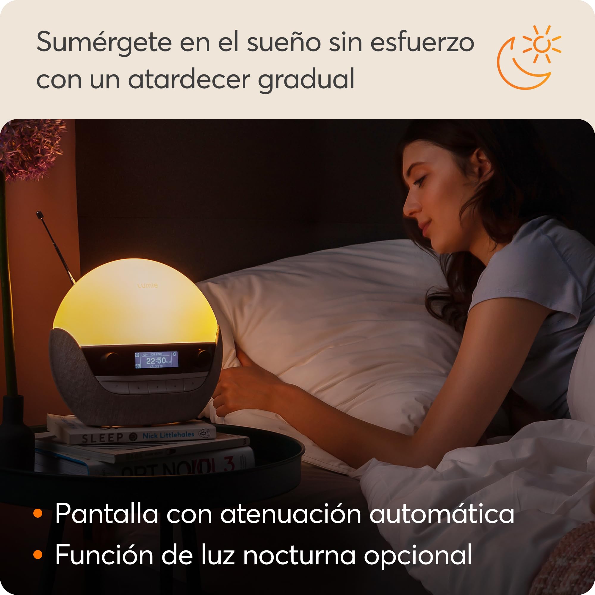 Lumie Bodyclock Luxe 700FM Despertador de Luz Radio FM