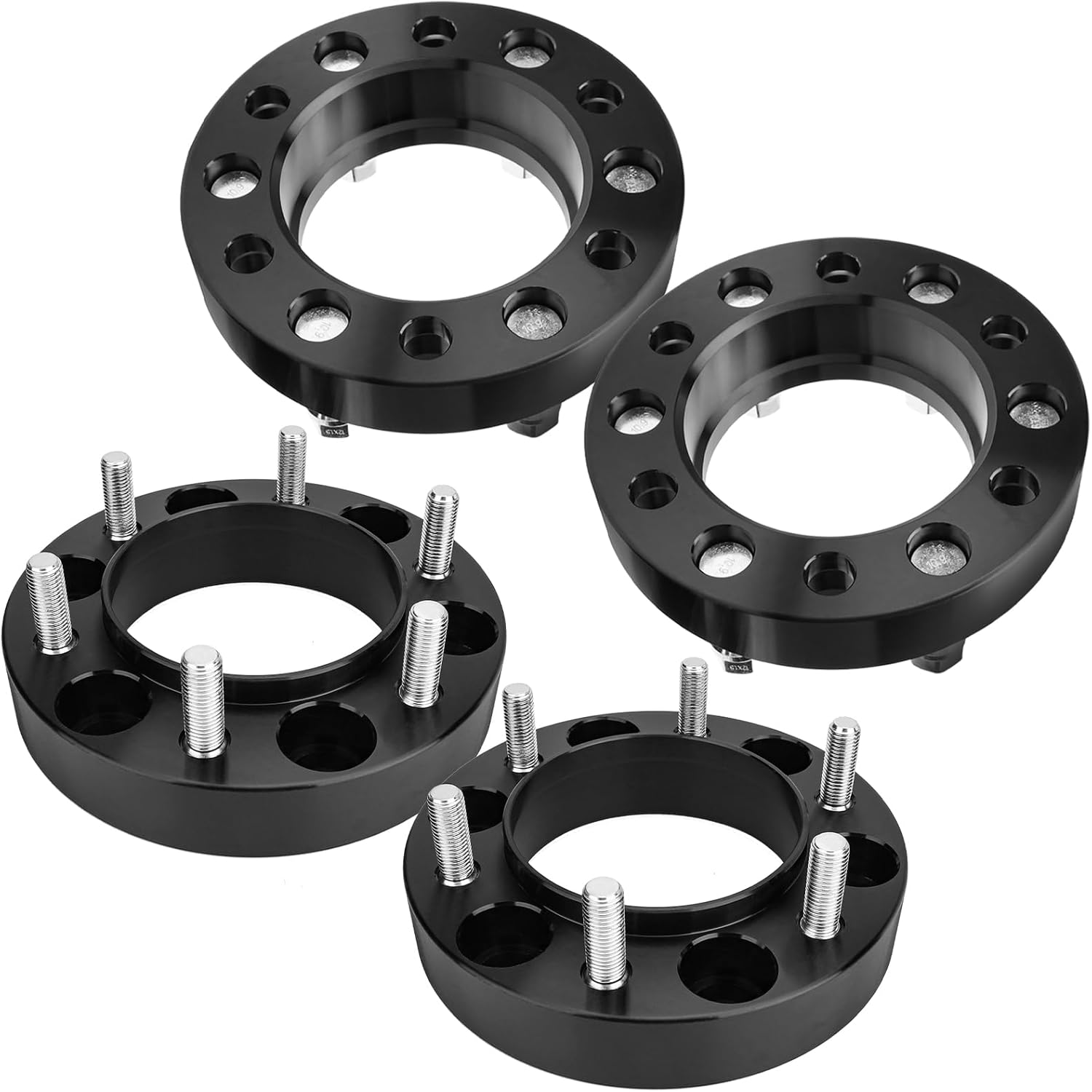 IRONTEK 1.25" 6x139.7mm Wheel Spacers (M12x1.5, 106mm Hub Bore) 6x5.5'' Forged Hub Centric Wheel Spacers Fits Toyota 1995-2023 Tacoma 1989-2024 4Runner Lexus GX460 GX470 4PCS