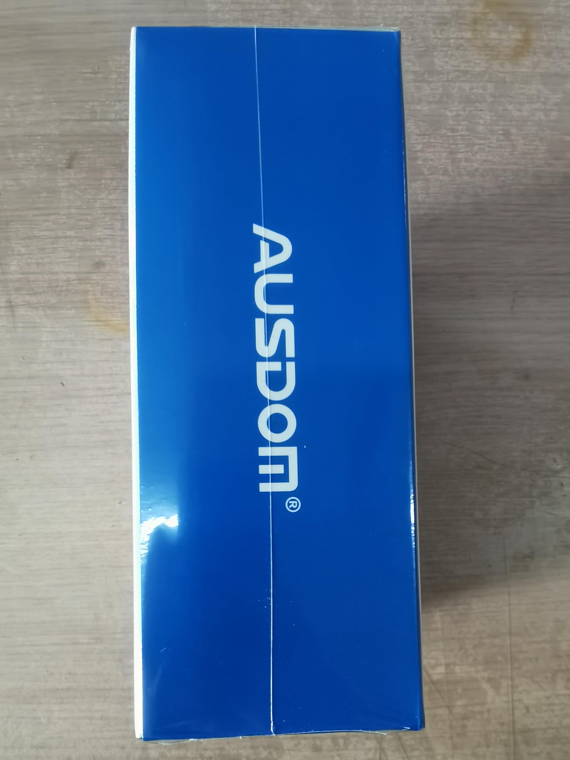 AUSDOM Casque pour Téléphone Fixe sans Fil avec Micro Antibruit, A2301 Casque Bluetooth Mono avec Bouton Multifonction, 50 Heures de Jeux, pour Le Bureau de Centre d'appel