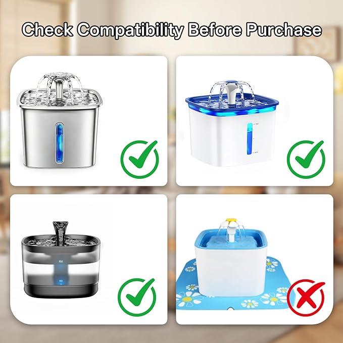 Filtros para Fuente de Agua para Gatos, 24 Pack miniatura 5
