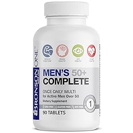 Bronson ONE Daily Mens 50+ Complete Multivitamin Multimineral, 90 Tablets