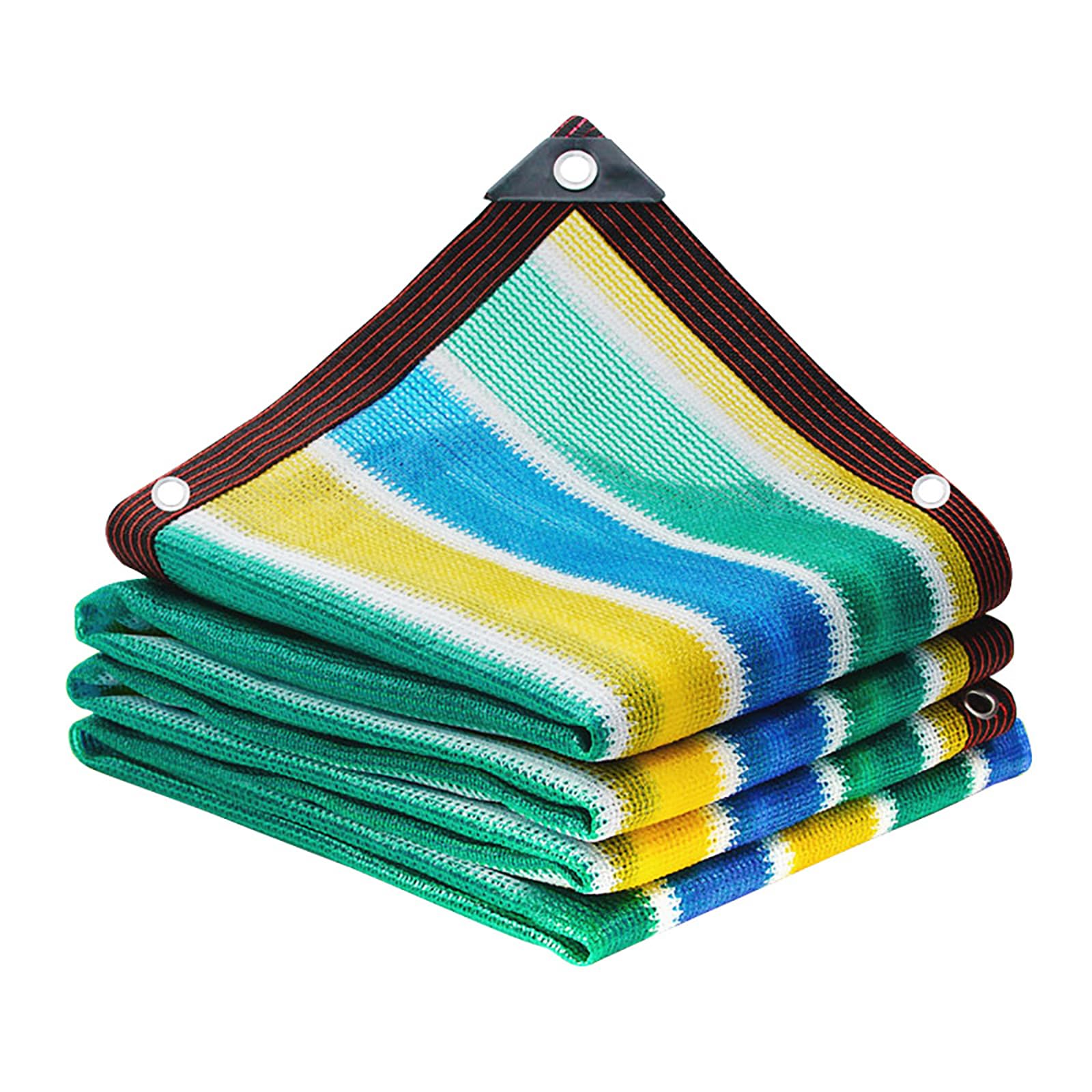 Red de protección solar resistente a rayos UV y viento de 2x10 metros para jardín