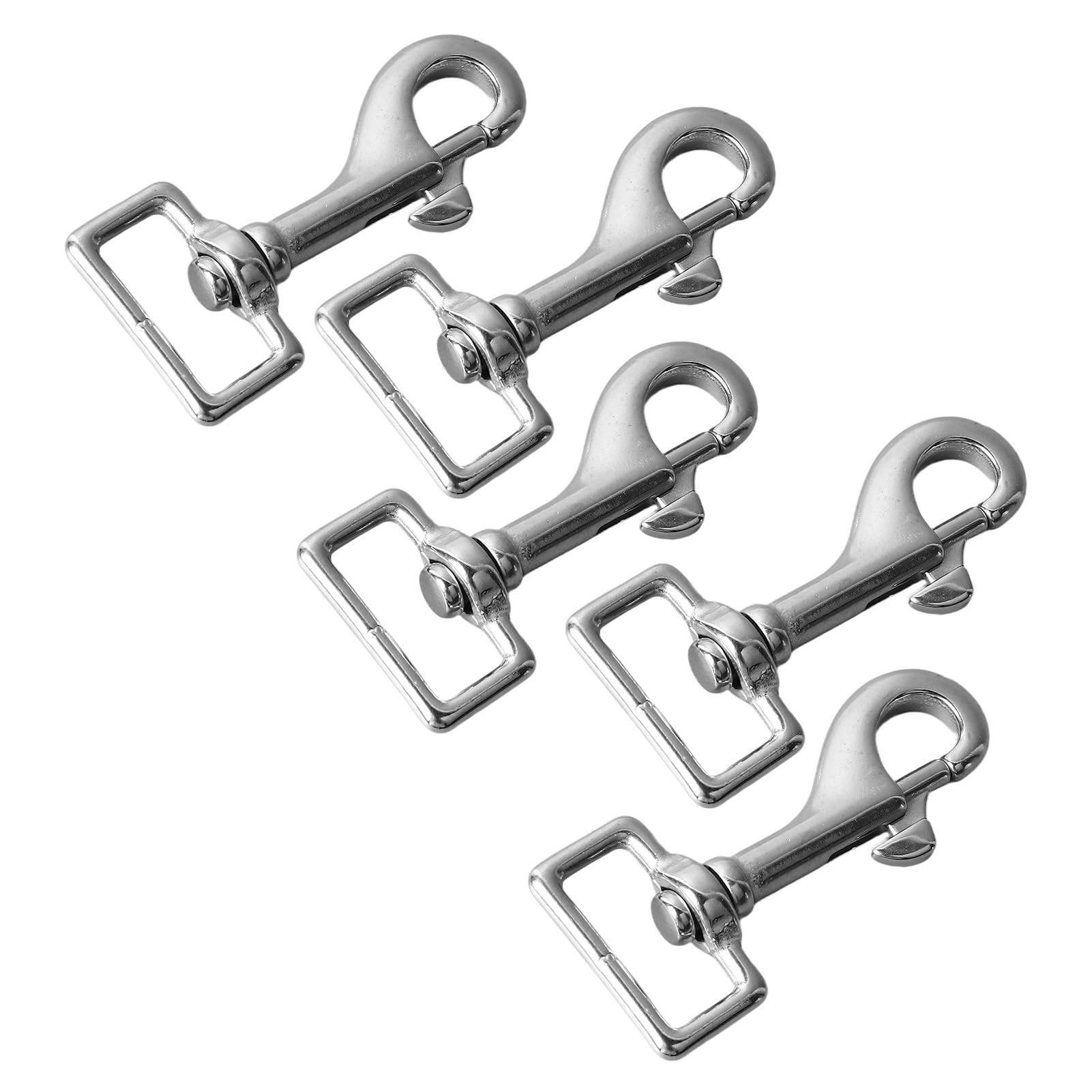 Mousquetons en acier inoxydable de 27 mm avec finition polie - 8