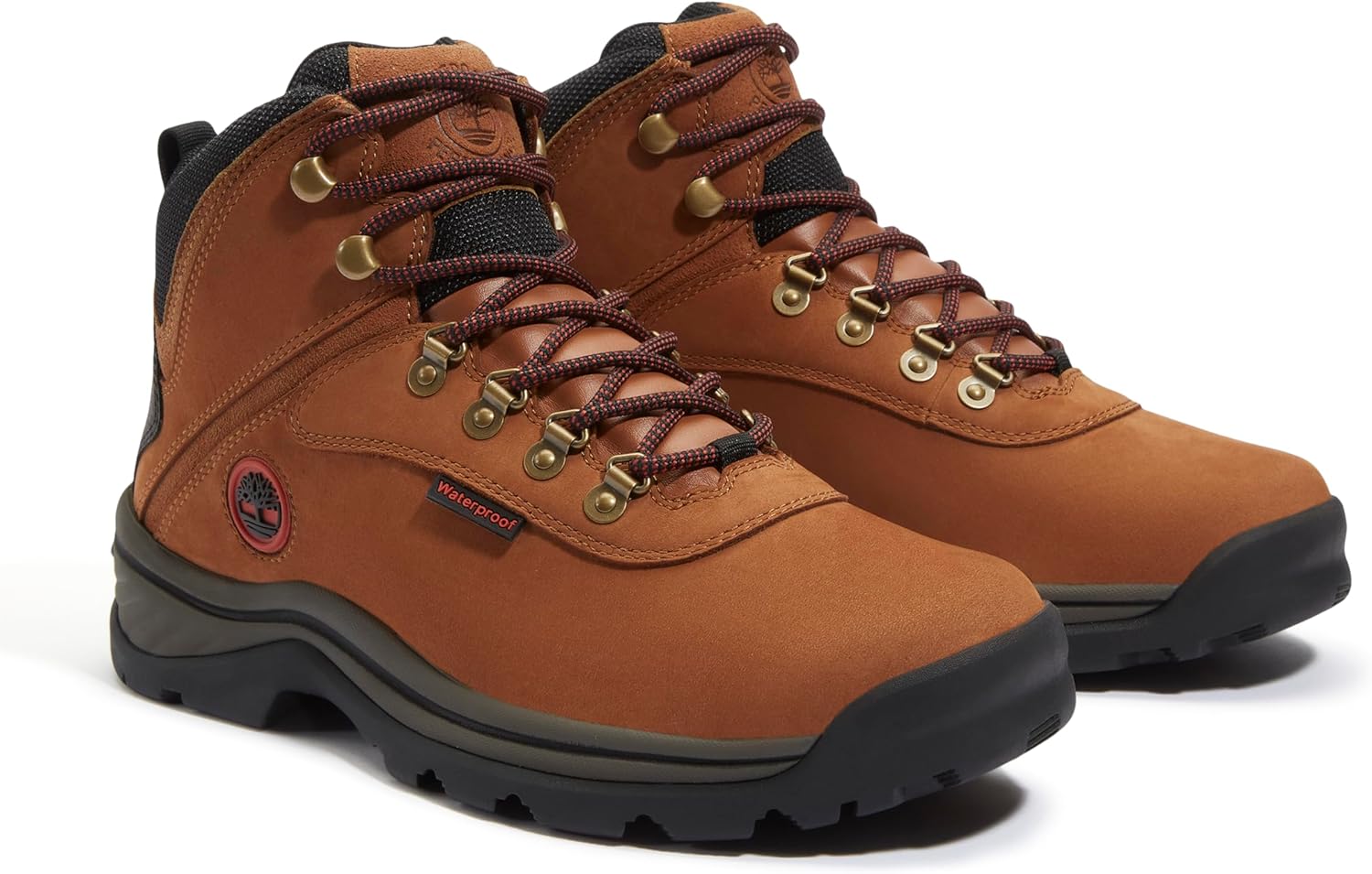 Timberland Men's White Ledge Mid Waterproof Hiking Boot, Rust Nubuck, 7 Wide