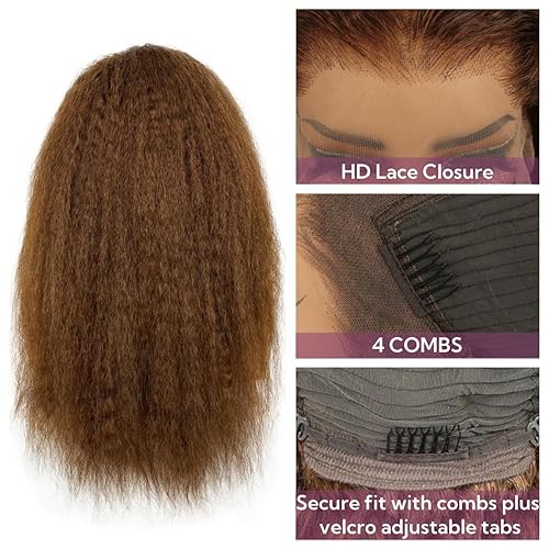 Miniatura 9 de HC Pelucas de encaje frontal de 13 x 4 pulgadas, pelucas cortas estilo Bob, pelucas lacias estilo Bob para mujeres negras, pelucas frontales de