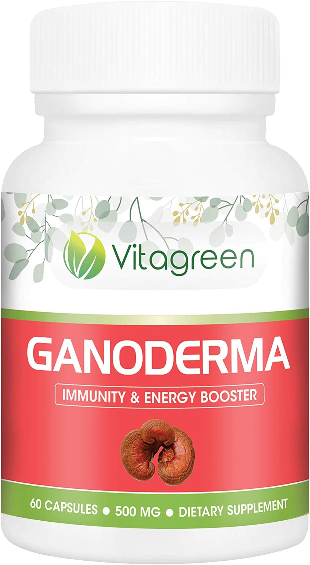 Genoderma capsules by Vitagreen, 60 capsule pack